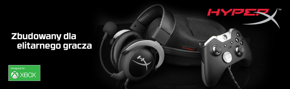 Profesjonalny zestaw słuchawkowy dla graczy HyperX CloudX™™