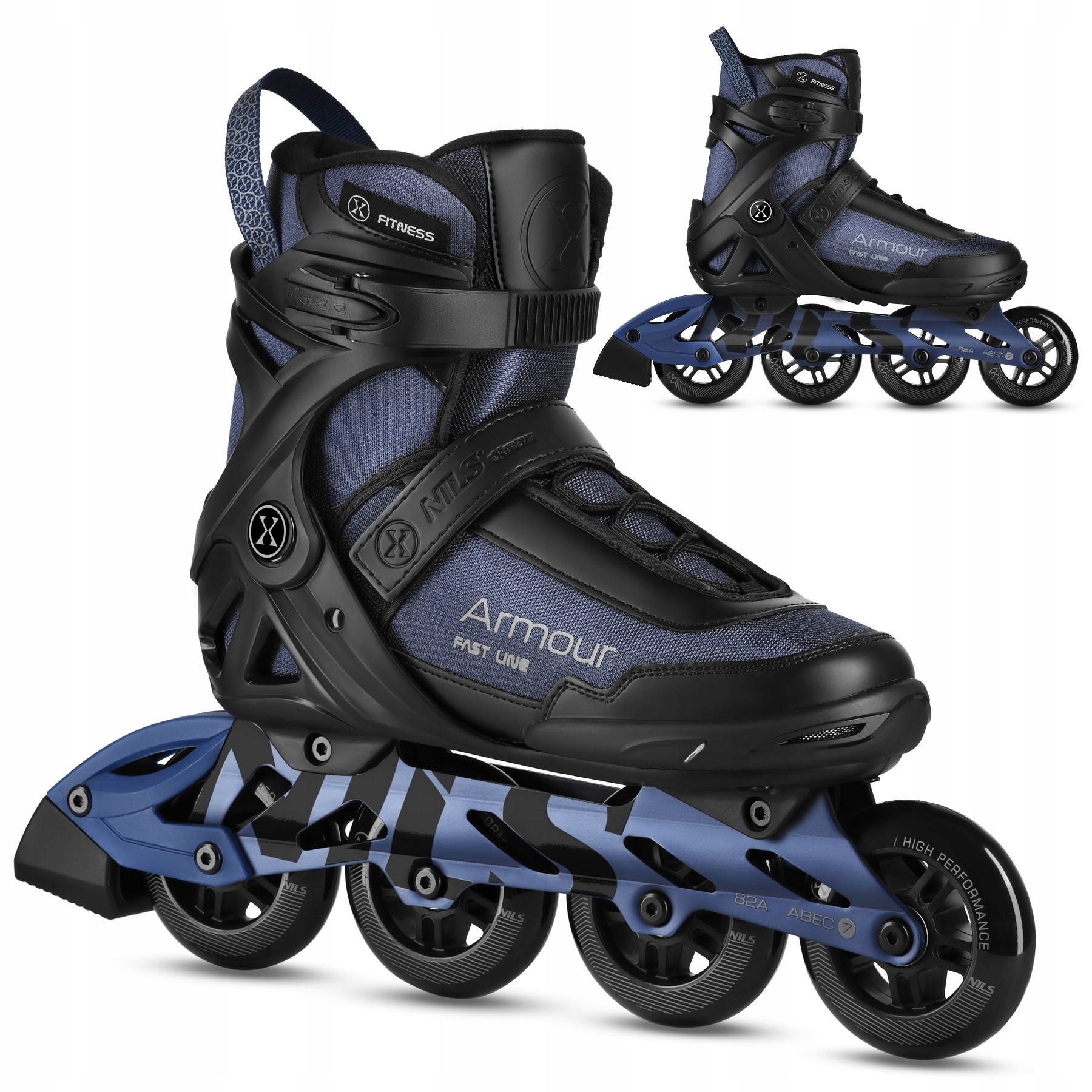 Łyżworolki Armour Granatowe Rozm. 43 Nils Extreme – Komfort i bezpieczeństwo na każdym kroku