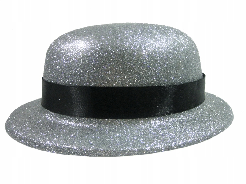 Stylowy design z srebrnym brokatem