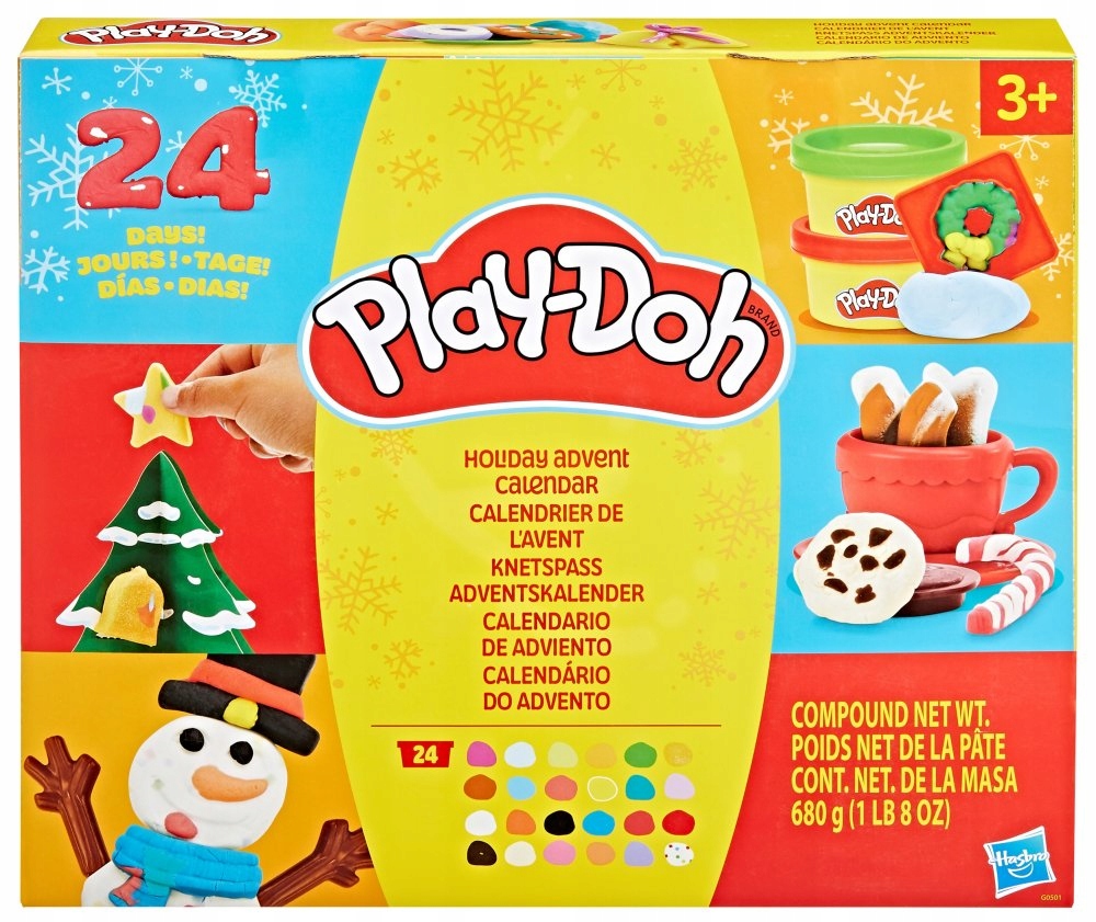 Rozkładana mata do zabawy – Twórz zimowy krajobraz z Play-Doh