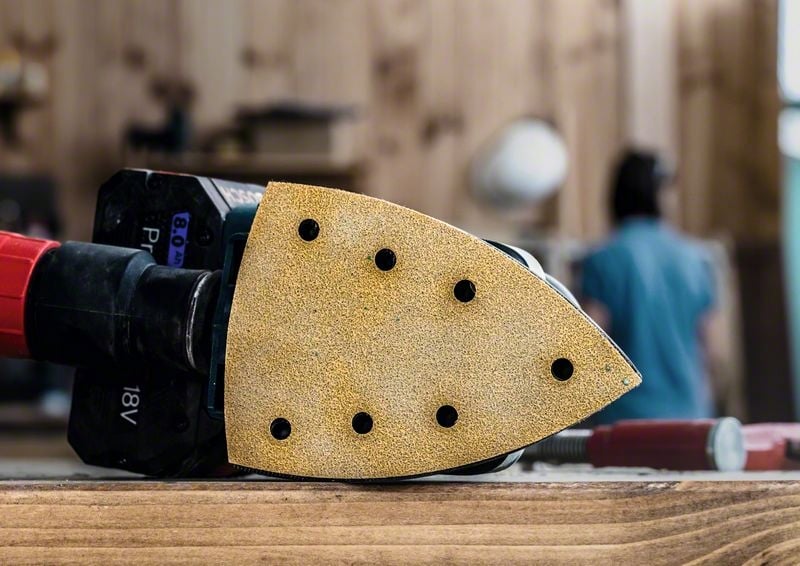 Zestaw 10 arkuszy papieru ściernego 102x62 mm, G 80 – Wydajność i jakość