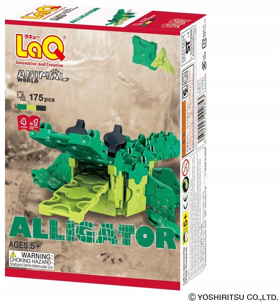 Adamigo Klocki edukacyjne Alligator – Kreatywna zabawa dla dzieci