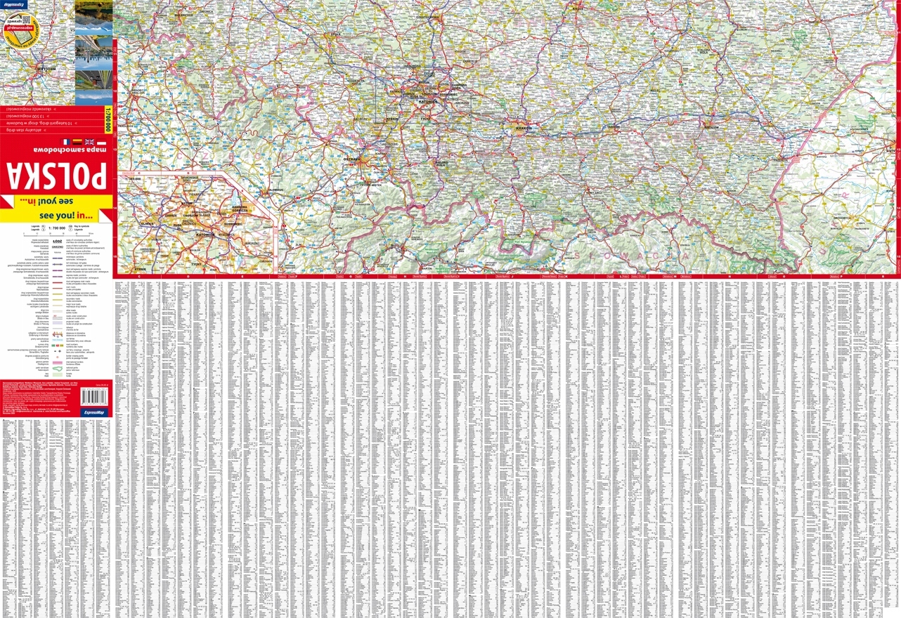 Cieniowanie terenu – Wizualizacja ukształtowania Polski