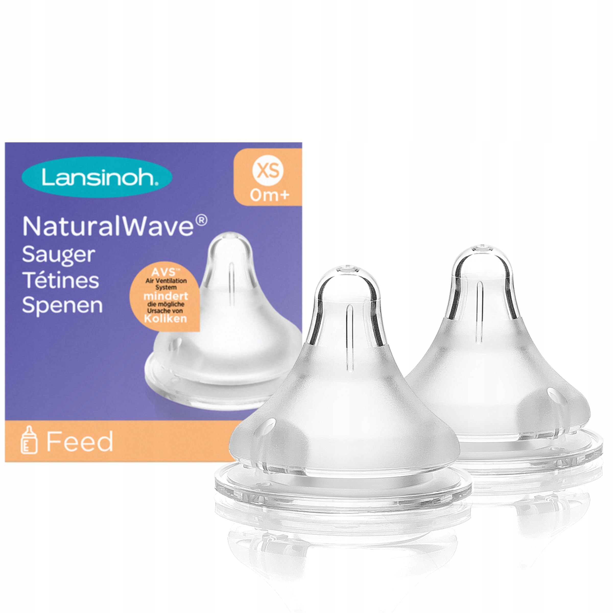 LANSINOH-SMOCZEK NATURALWAVE XS 2SZT – Idealny wybór dla niemowląt