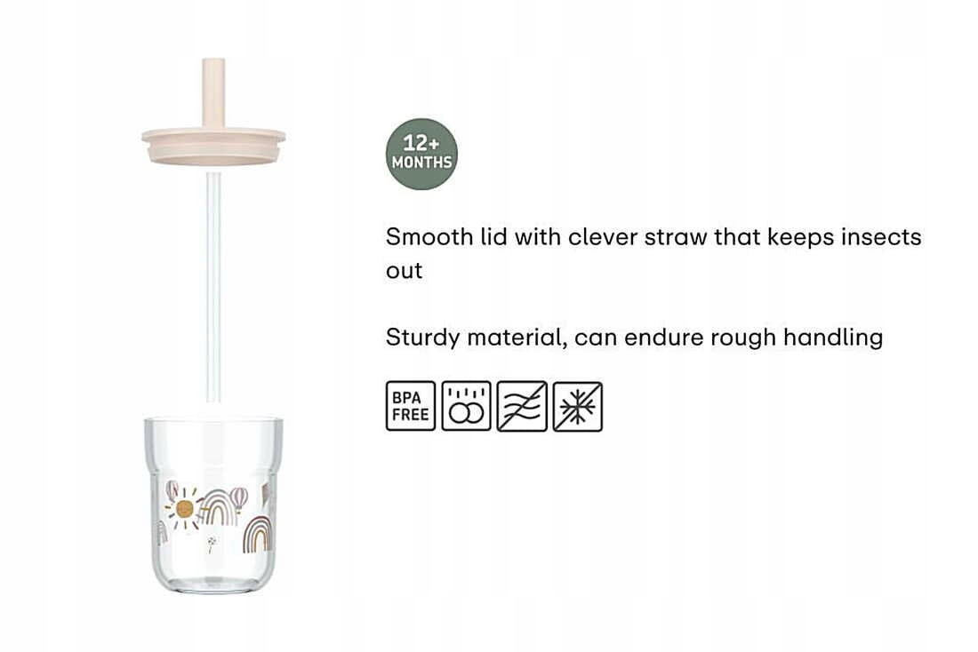 Gładka pokrywka z inteligentną rurką – ochrona napoju przed insektami