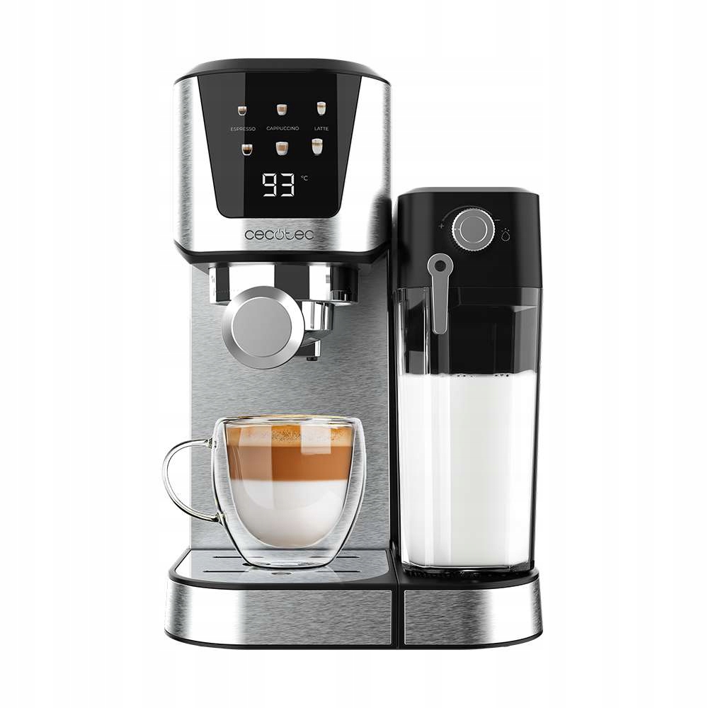 Cecotec Półautomatyczny ekspres do kawy Power Espresso 20 Cream – Kawa jak z kawiarni w Twoim domu
