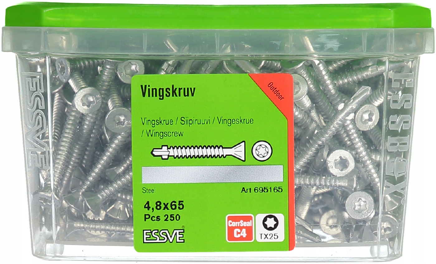 Wkręty do stali Essve 4,8 x 65 mm – Niezawodne rozwiązanie do montażu