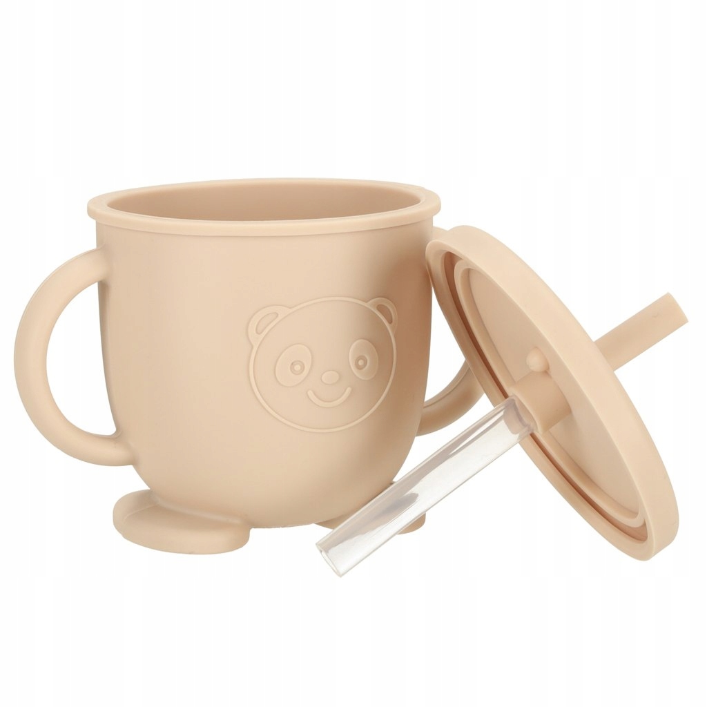 Talerz w kształcie sowy z przegródkami i przyssawkami