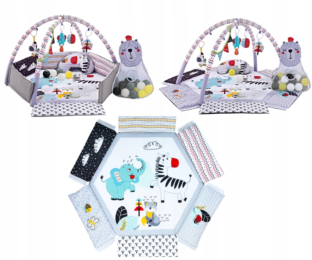 Interaktywne elementy sensoryczne i dźwiękowe