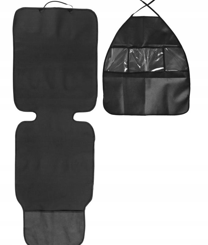 Caretero 5046 ZESTAW OCHRONNY MATA+ORGANIZER NA FOTEL – Idealne rozwiązanie dla rodzin