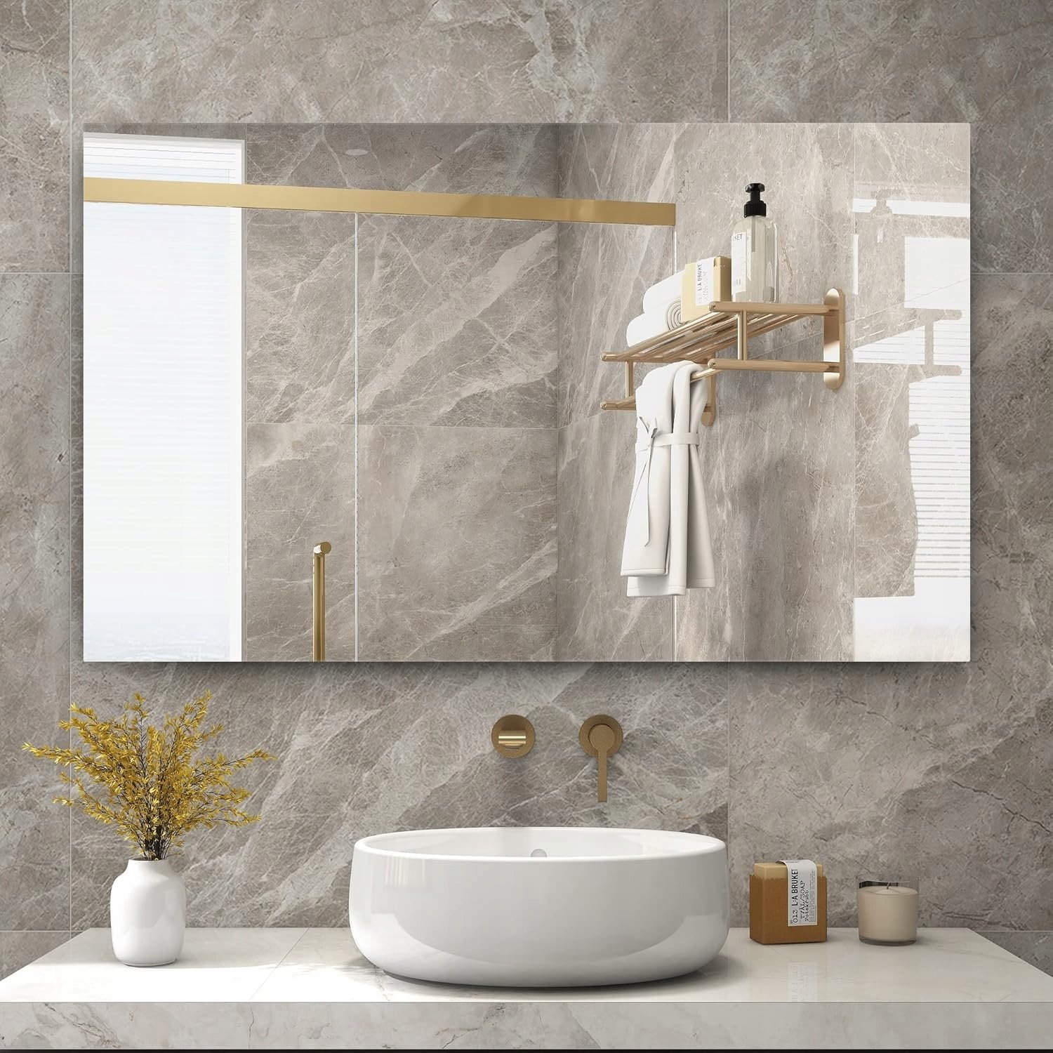 Wytrzymałe materiały i eleganckie wzornictwo – Lustro z hartowanego szkła