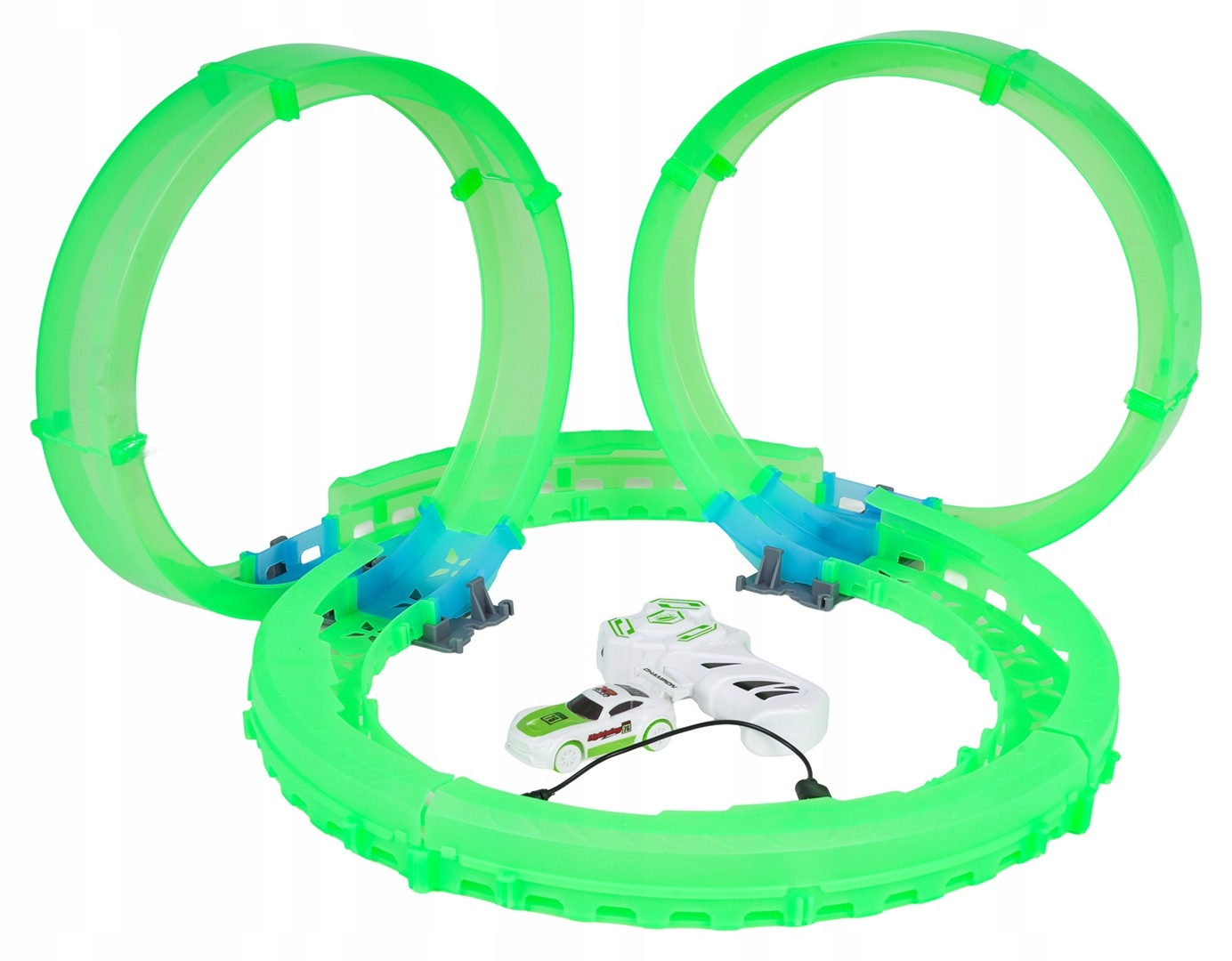 Fluorescencyjny tor – świeci w ciemności!