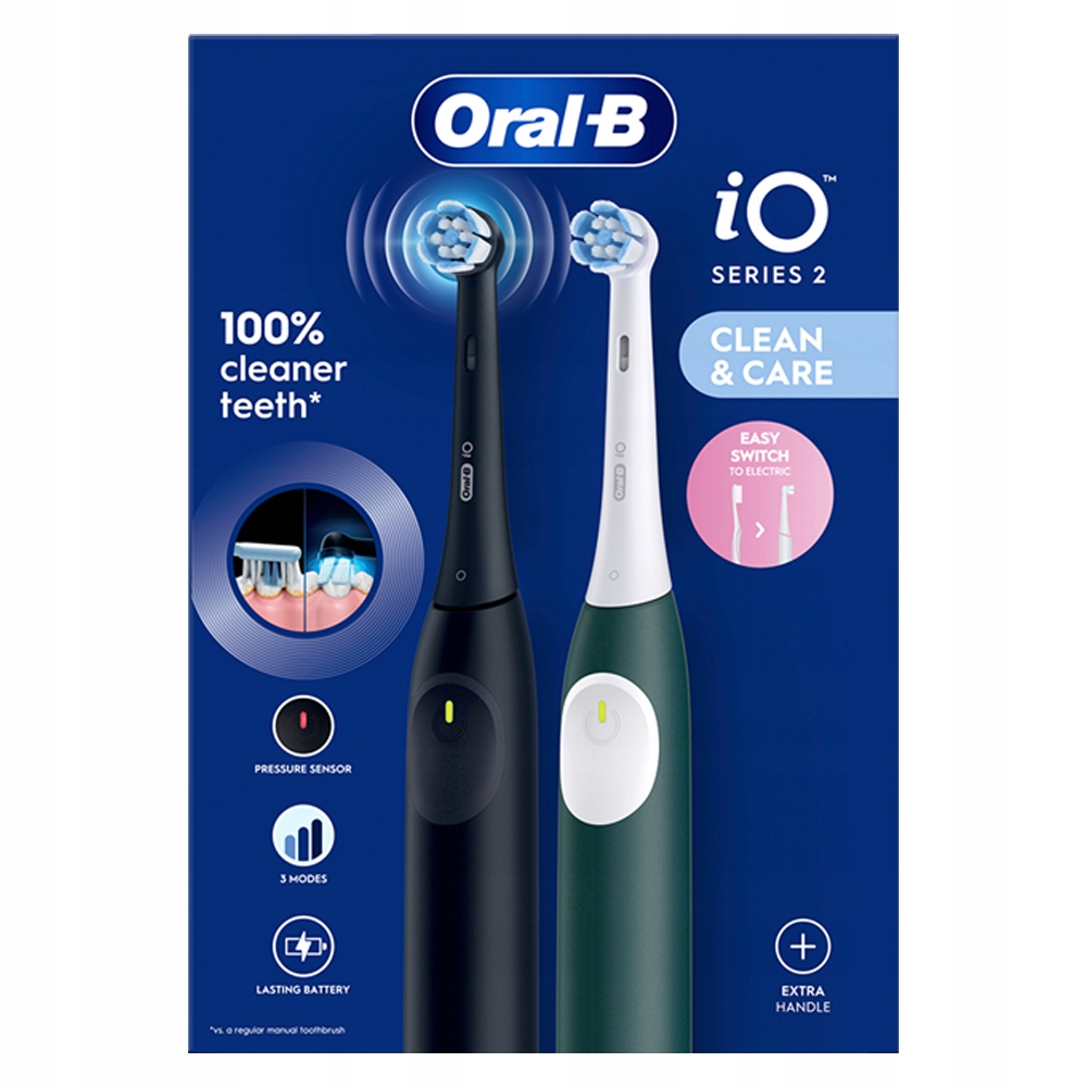 Braun Oral-B Szczoteczka elektryczna iO Series 2 +1 – Nowoczesne szczotkowanie dla zdrowego uśmiechu