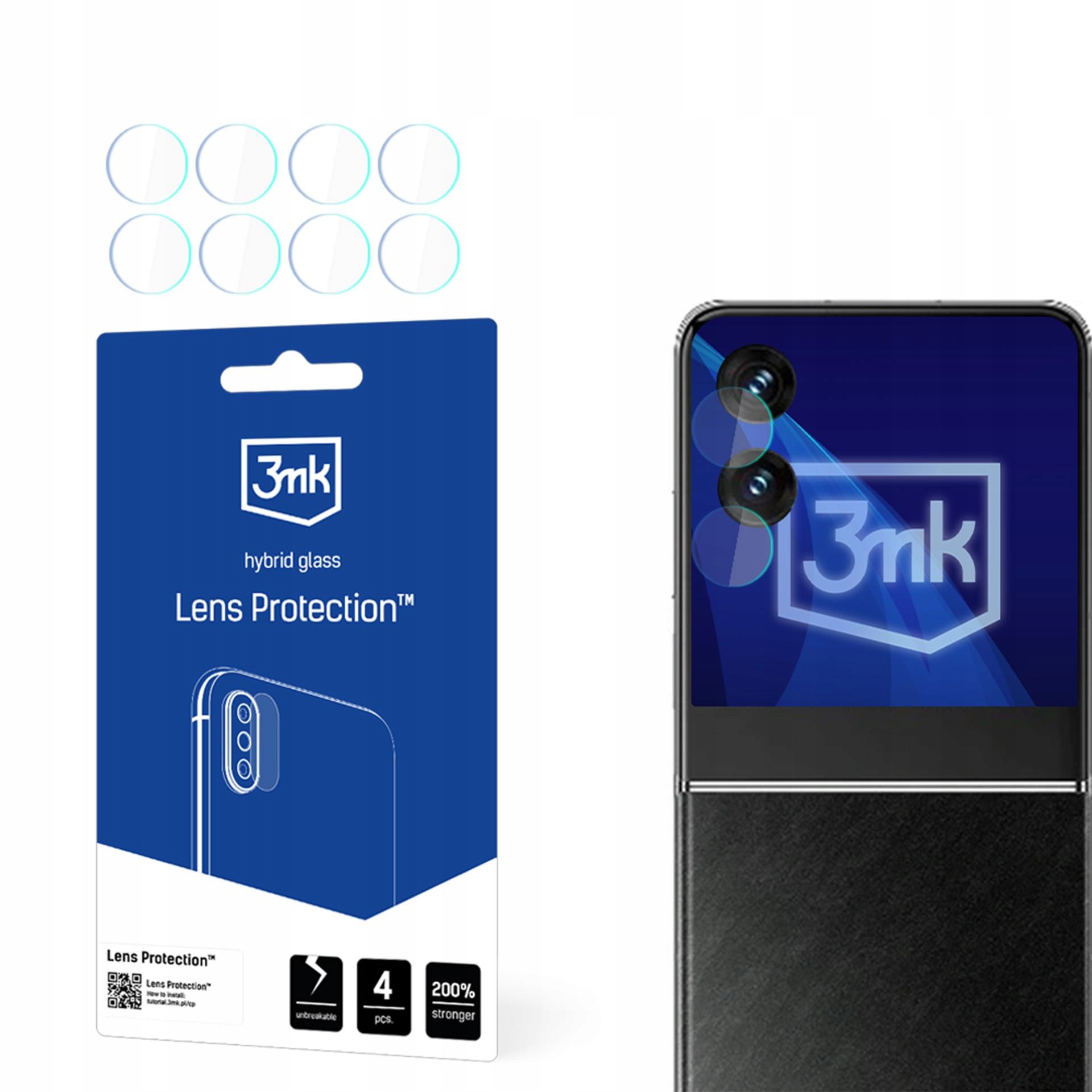 INFINIX ZERO FLIP (FRONT) – Ochrona obiektywu z 3MK Lens Protection
