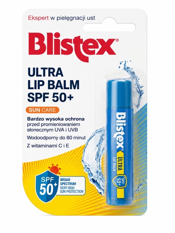 Blistex Ultra Balsam do ust SPF 50+ – Najwyższa ochrona dla Twoich ust