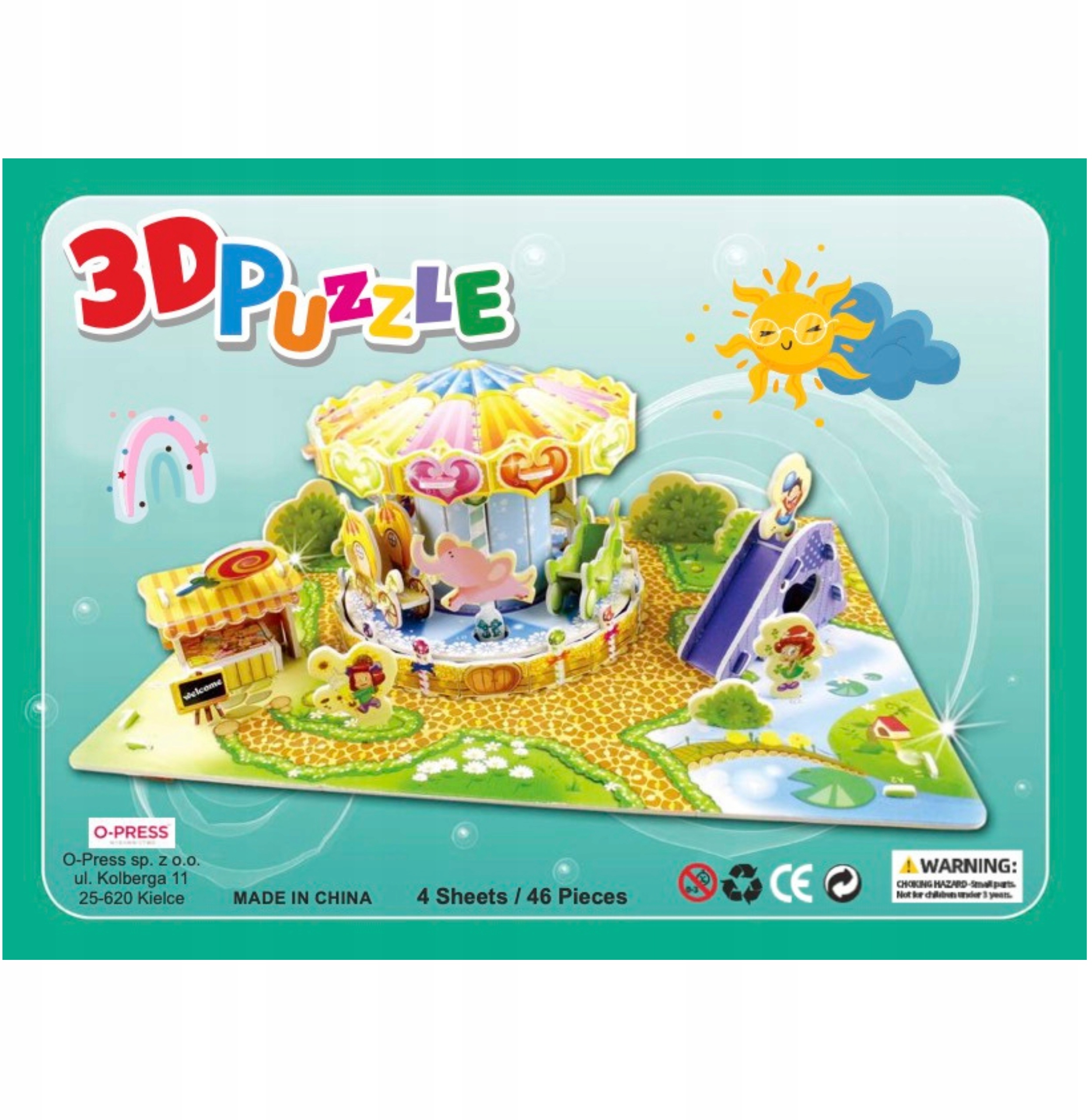 Puzzle 3D 46 Cyrk – Kreatywna zabawa dla dzieci