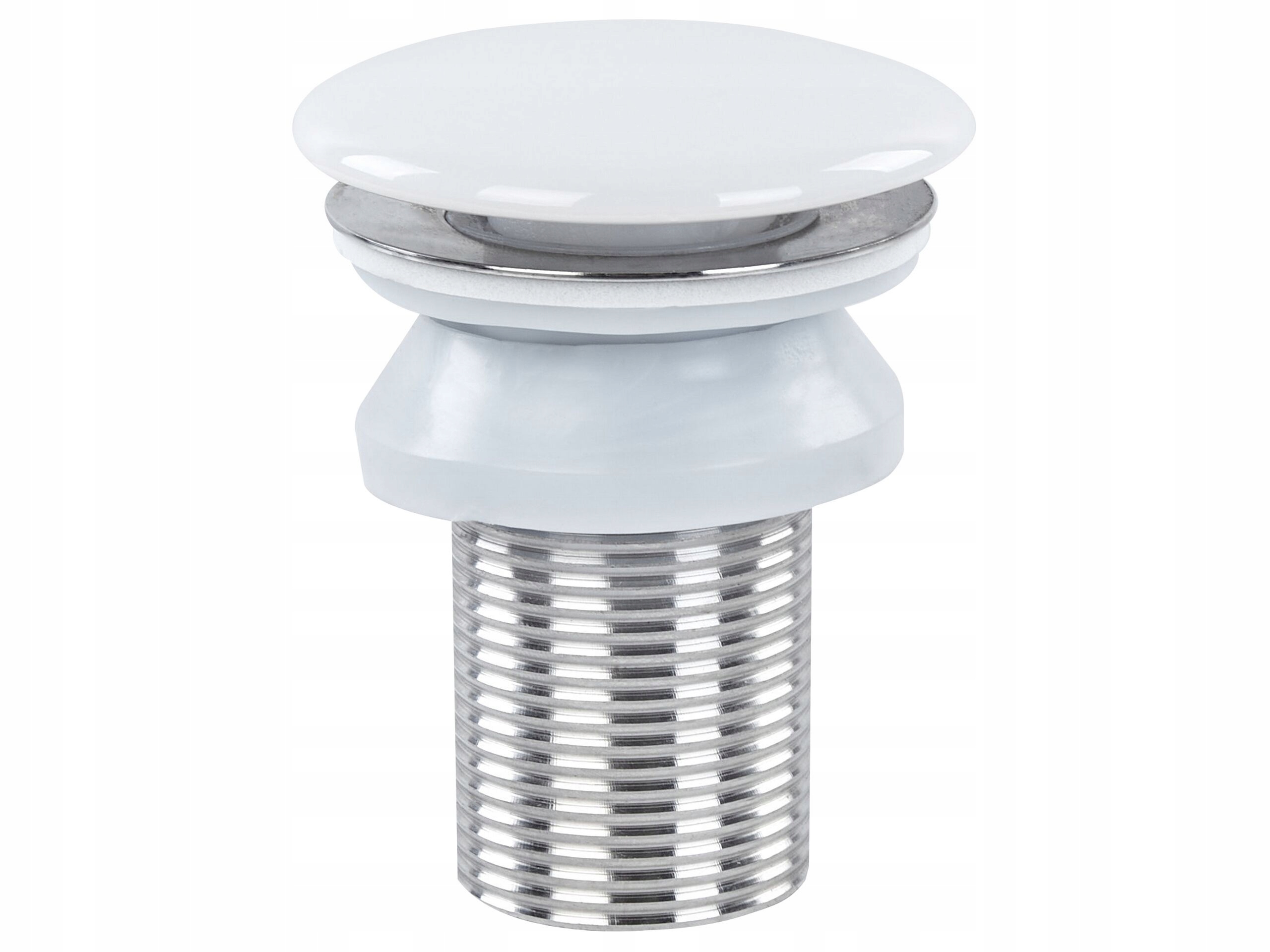 Funkcjonalny korek spustowy typu click-clack