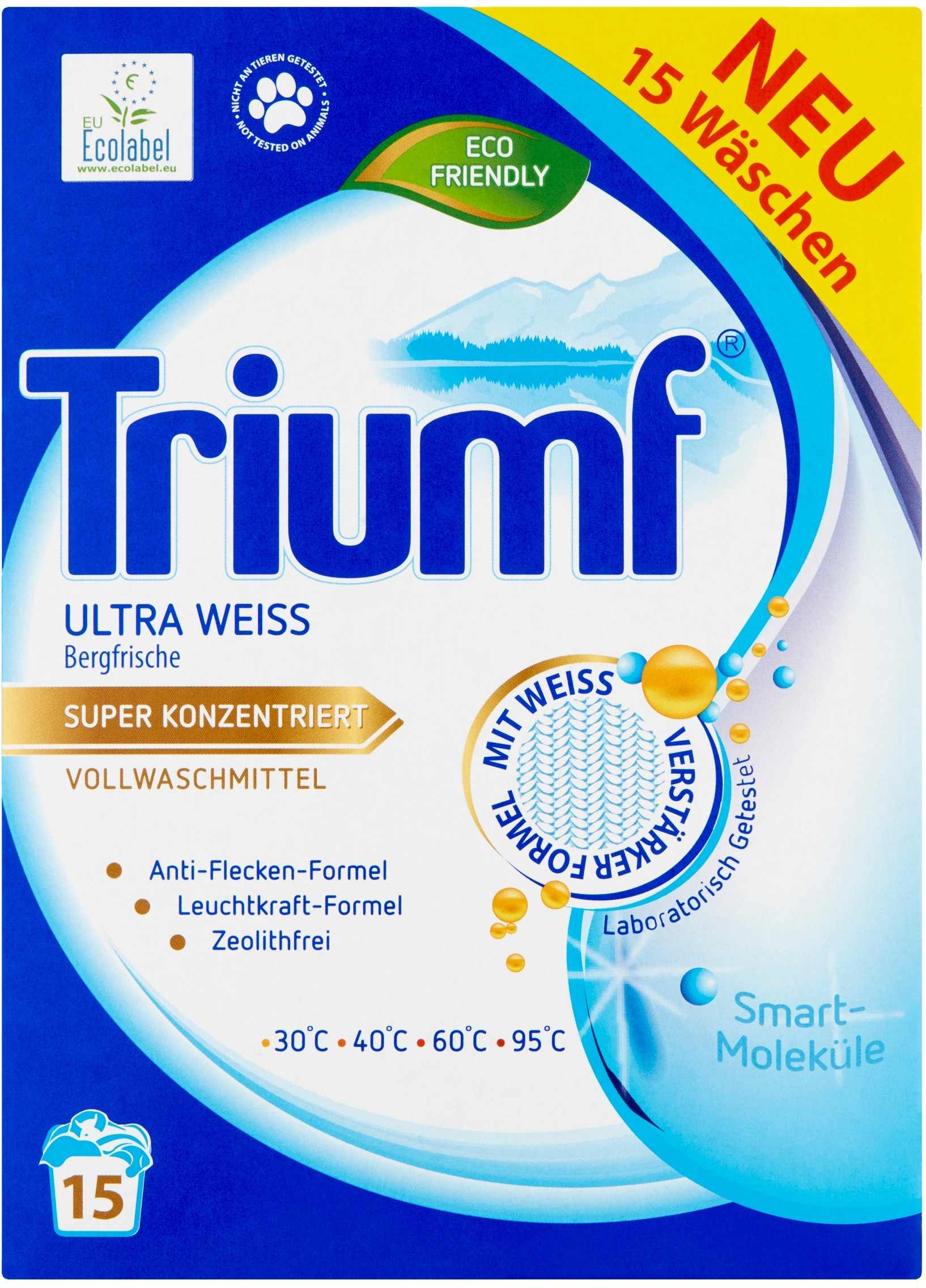 Proszek do prania TRIUMF White 900 g – Skuteczność i ekologia w jednym