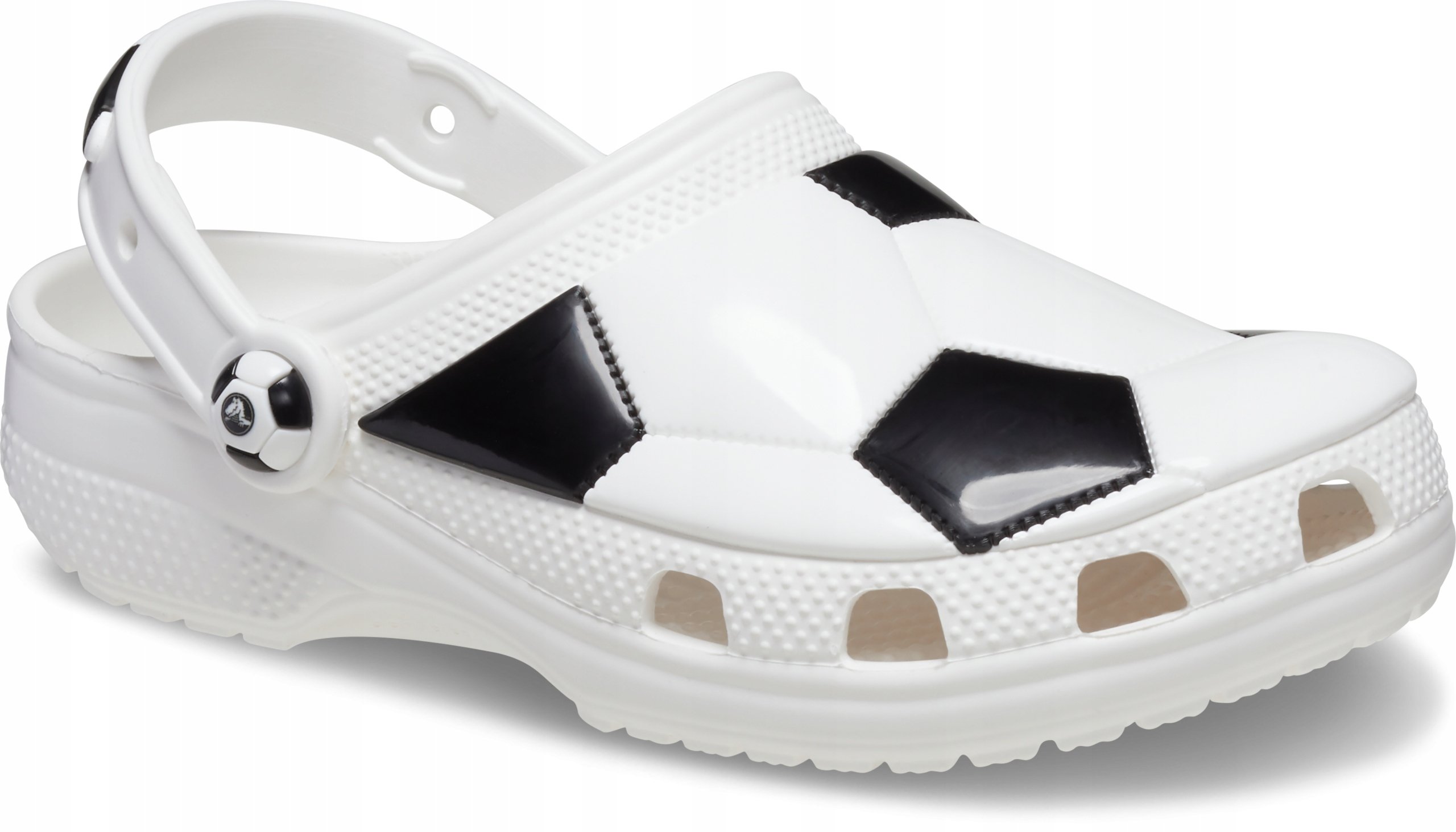 Klapki dziecięce Crocs Classic Soccer Ball Clog 210157-103 – Idealne klapki dla dzieci