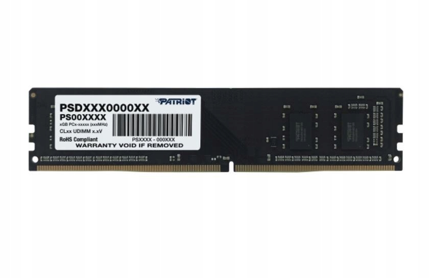 Pamięć RAM Patriot Signature DDR4 8 GB 3200MHz CL22 – Wydajność i niezawodność