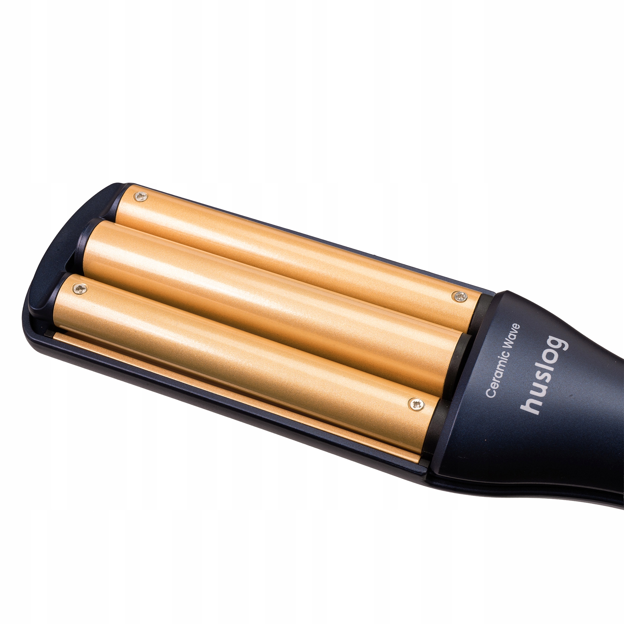 Huslog falownica z regulacją granatowo-złota – Idealne narzędzie do stylizacji włosów
