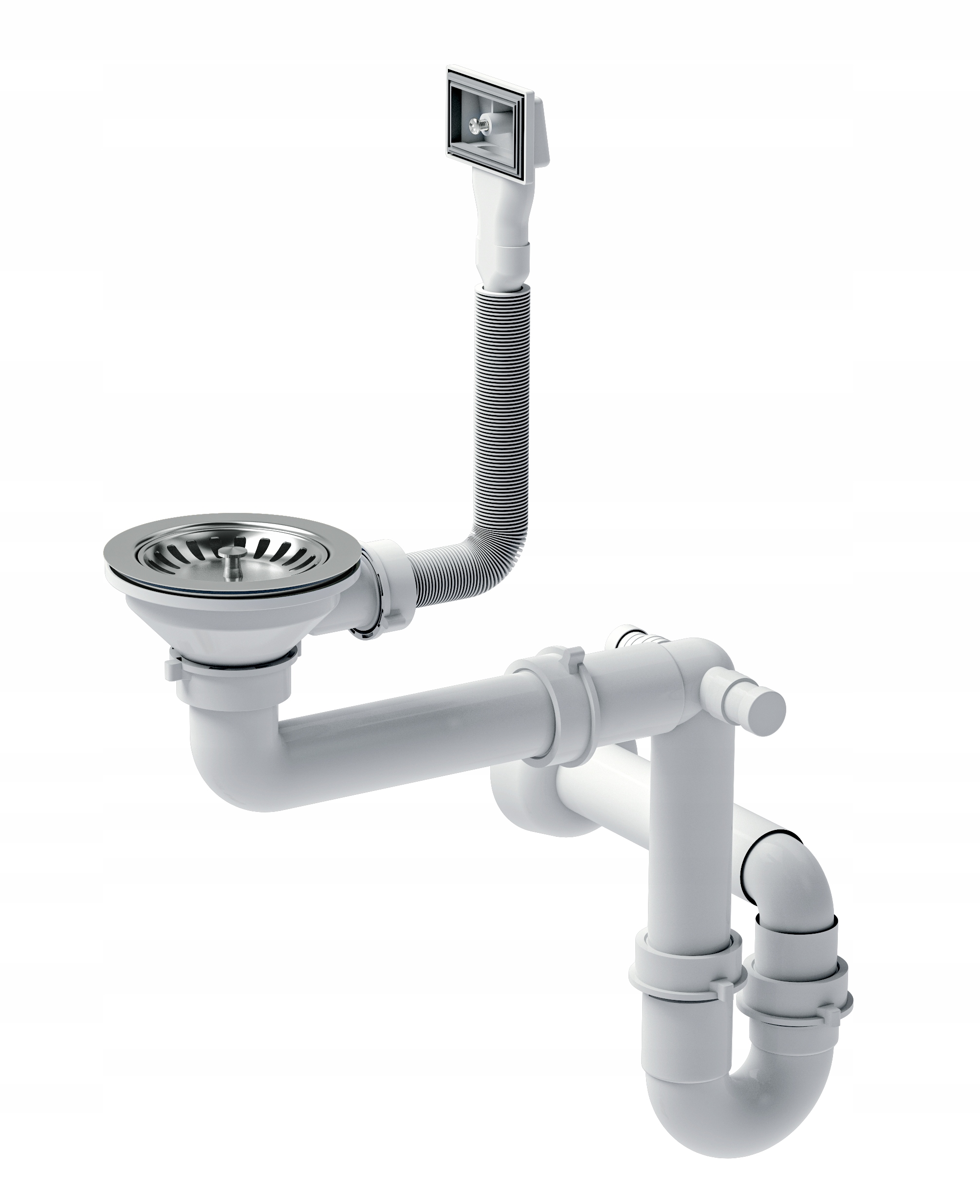 Wbudowany syfon manualny – Praktyczność i łatwość w obsłudze