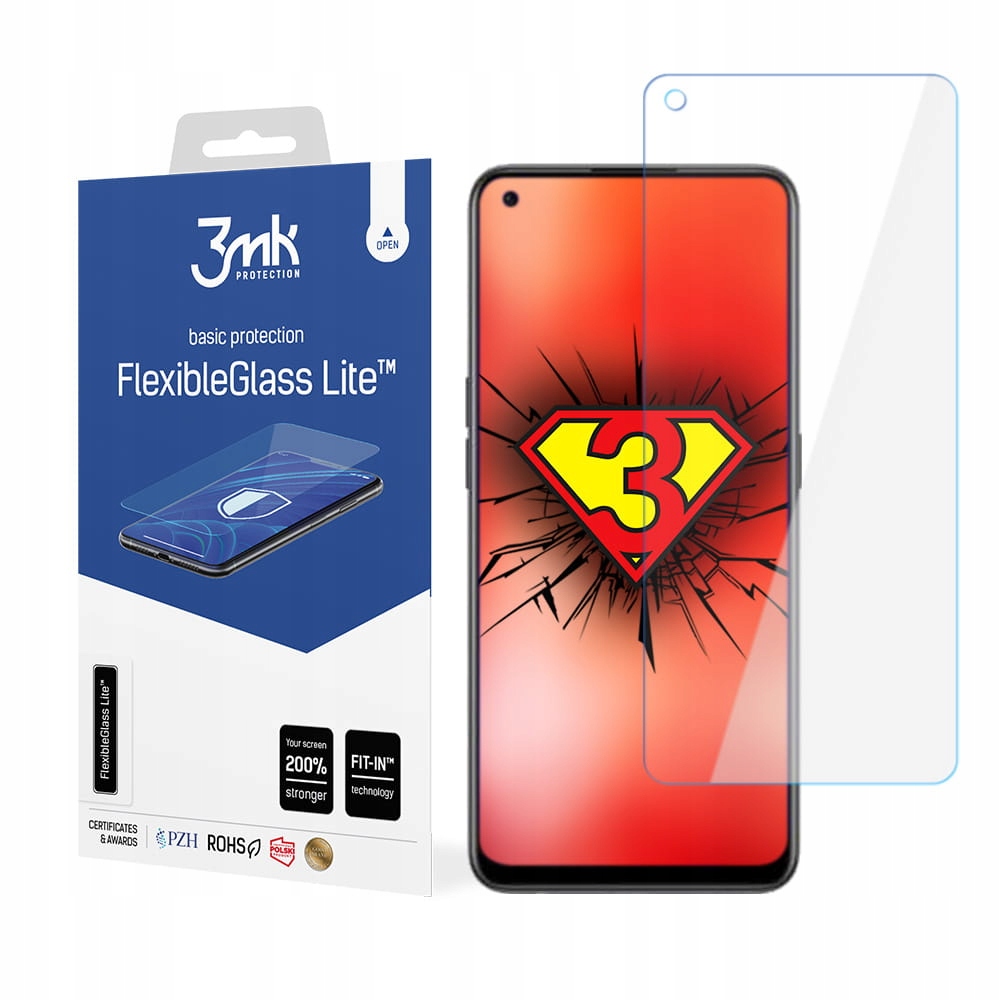 ONEPLUS NORD CE 2 5G - Szkło hybrydowe 3MK FlexibleGlass Lite