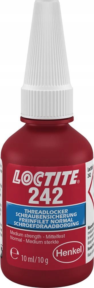 Zabezpieczenie połączeń gwintowych – Klej LOCTITE 242 10ml