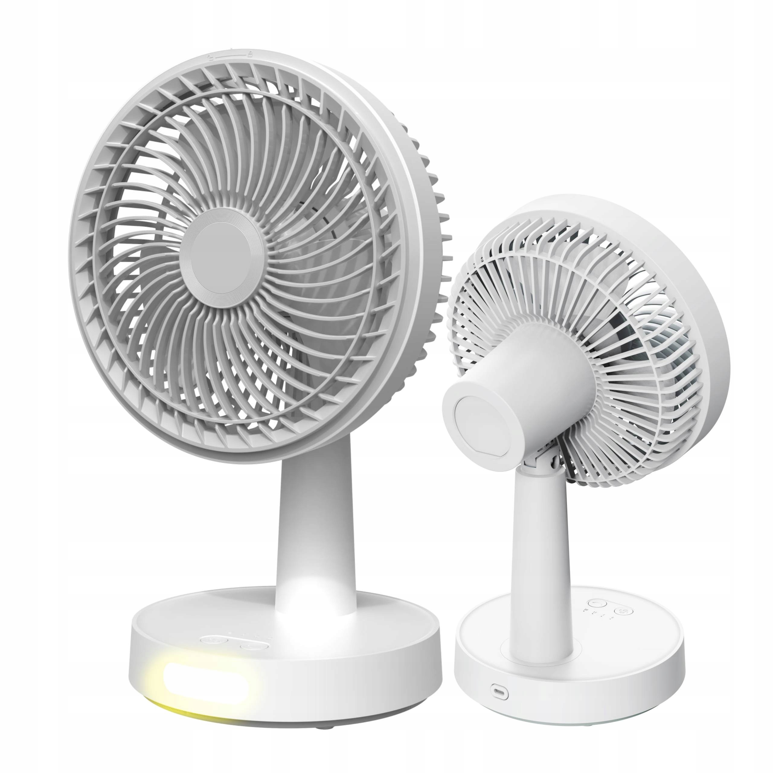 Wentylator Biurkowy 9W z Lampką Nocną LED – Twoje źródło komfortu