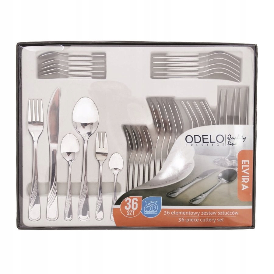 Komplet sztućców 36 el. Odelo ELVIRA – Elegancja i funkcjonalność na każdym stole