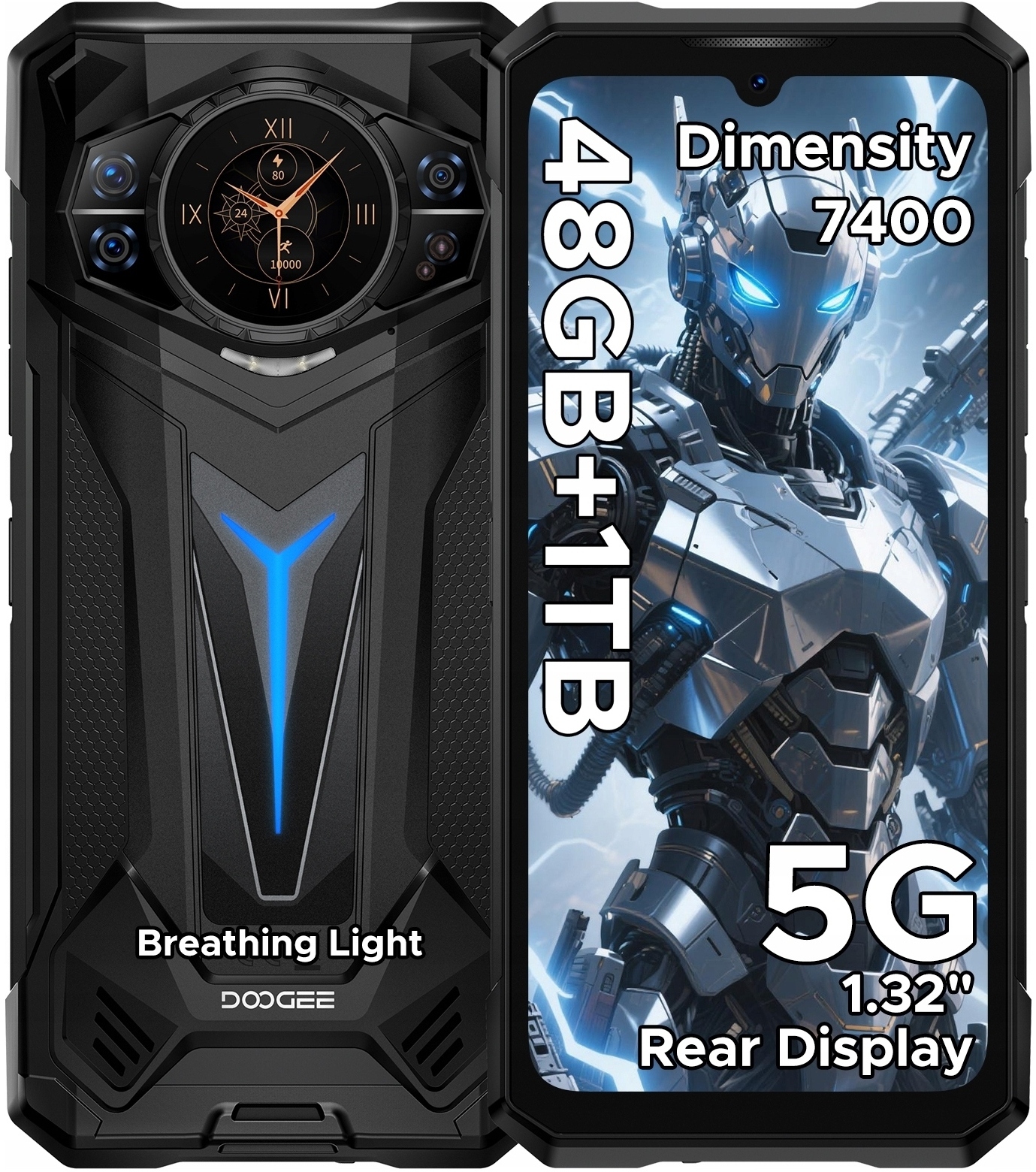 DOOGEE S200 Ultra 12 GB / 1 TB 5G – Wytrzymały smartfon dla aktywnych