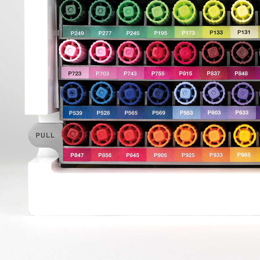 Tombow ABT Dual Brush Pen med 108 stk. i desktop display – Idealny organizer na biurko