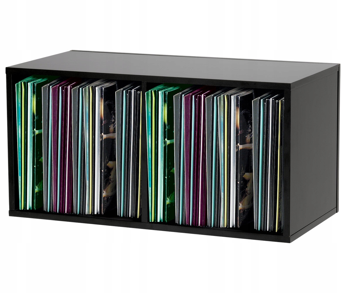 GLORIOUS Record Box 230 Black – Idealne rozwiązanie do przechowywania winyli