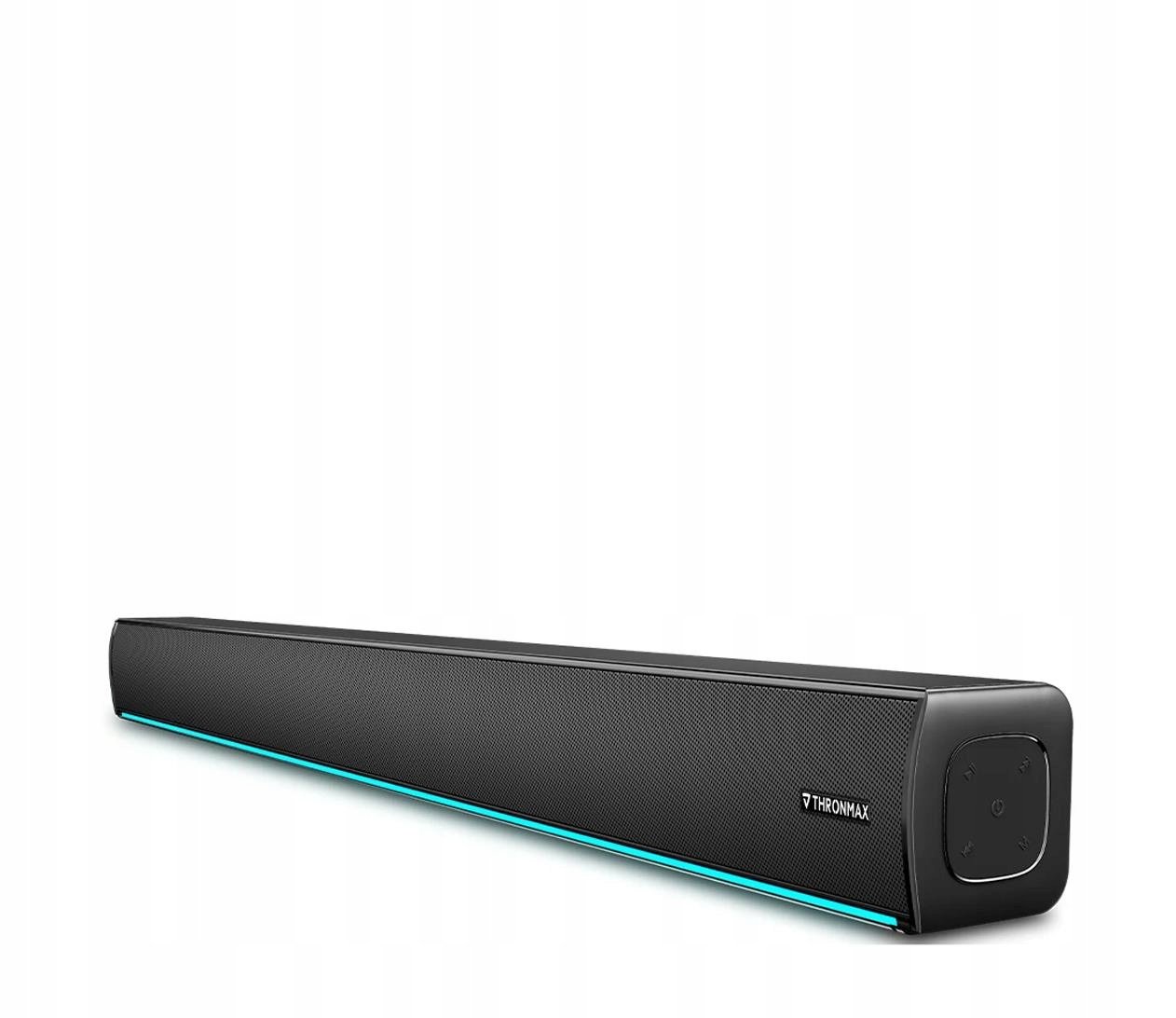 Wysoka jakość wykonania i elegancki design – Soundbar w kolorze czarnym