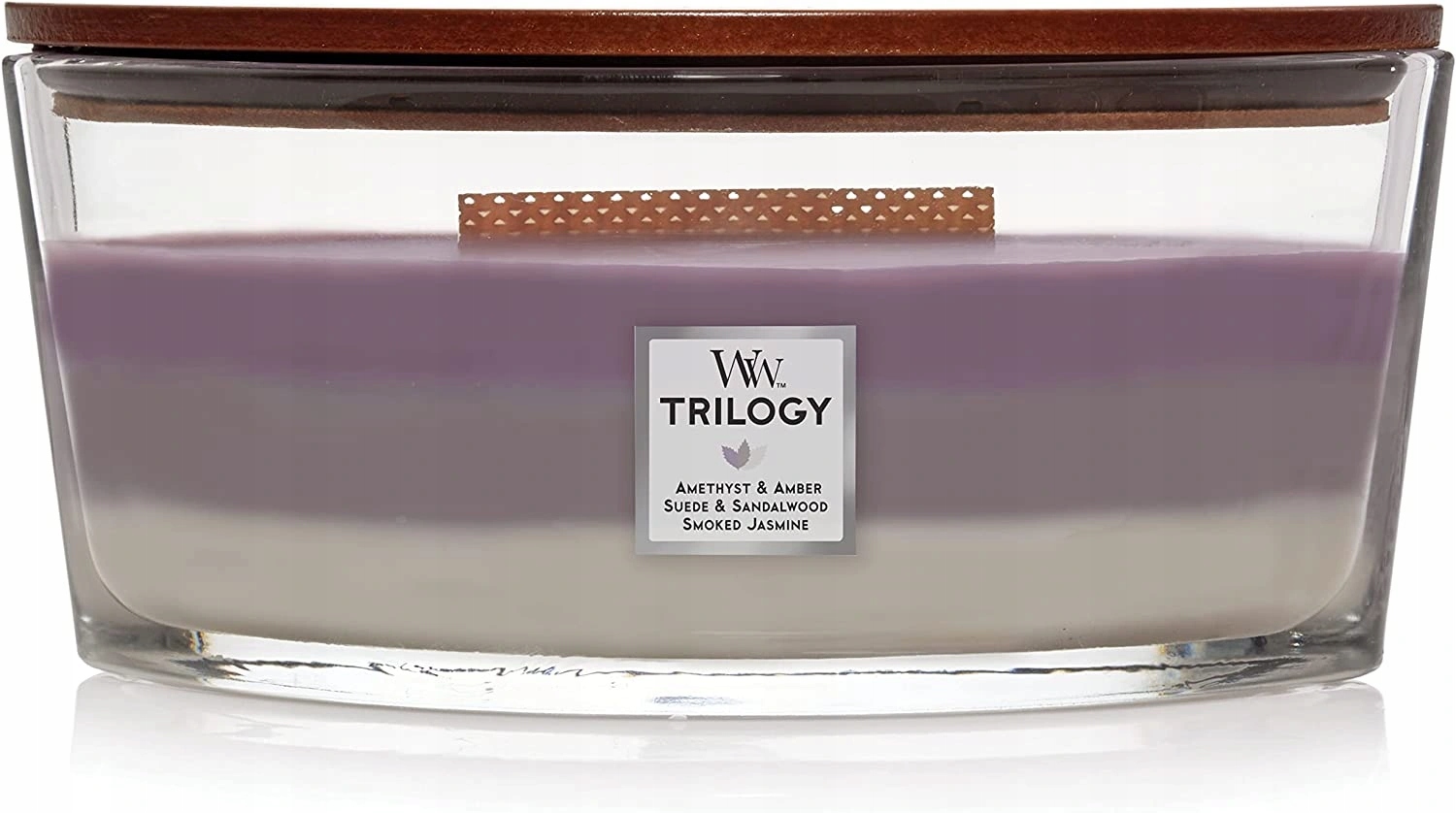 Świeca zapachowa WoodWick Amethyst Sky Elipsa 453,6g – Luksusowy aromat w Twoim domu