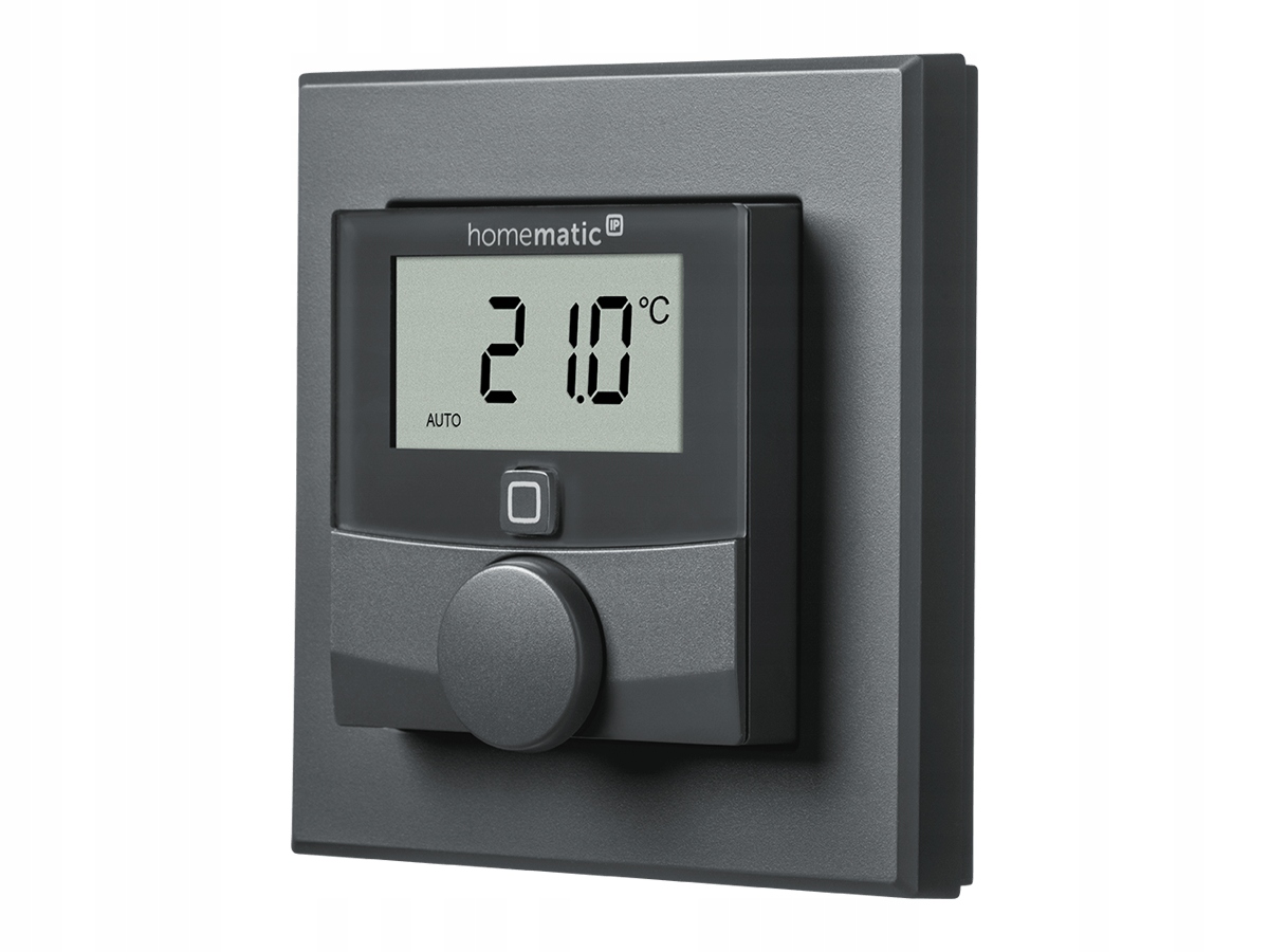 Termostat ścienny Homematic IP HmIP-WTH-A z czujnikiem wilgotności – Nowoczesne rozwiązanie dla Twojego domu