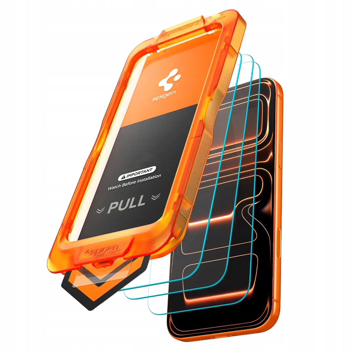 Szkło Hartowane Spigen ALM Glas.TR Slim 3-Pack iPhone 17 Clear – Ochrona Twojego ekranu