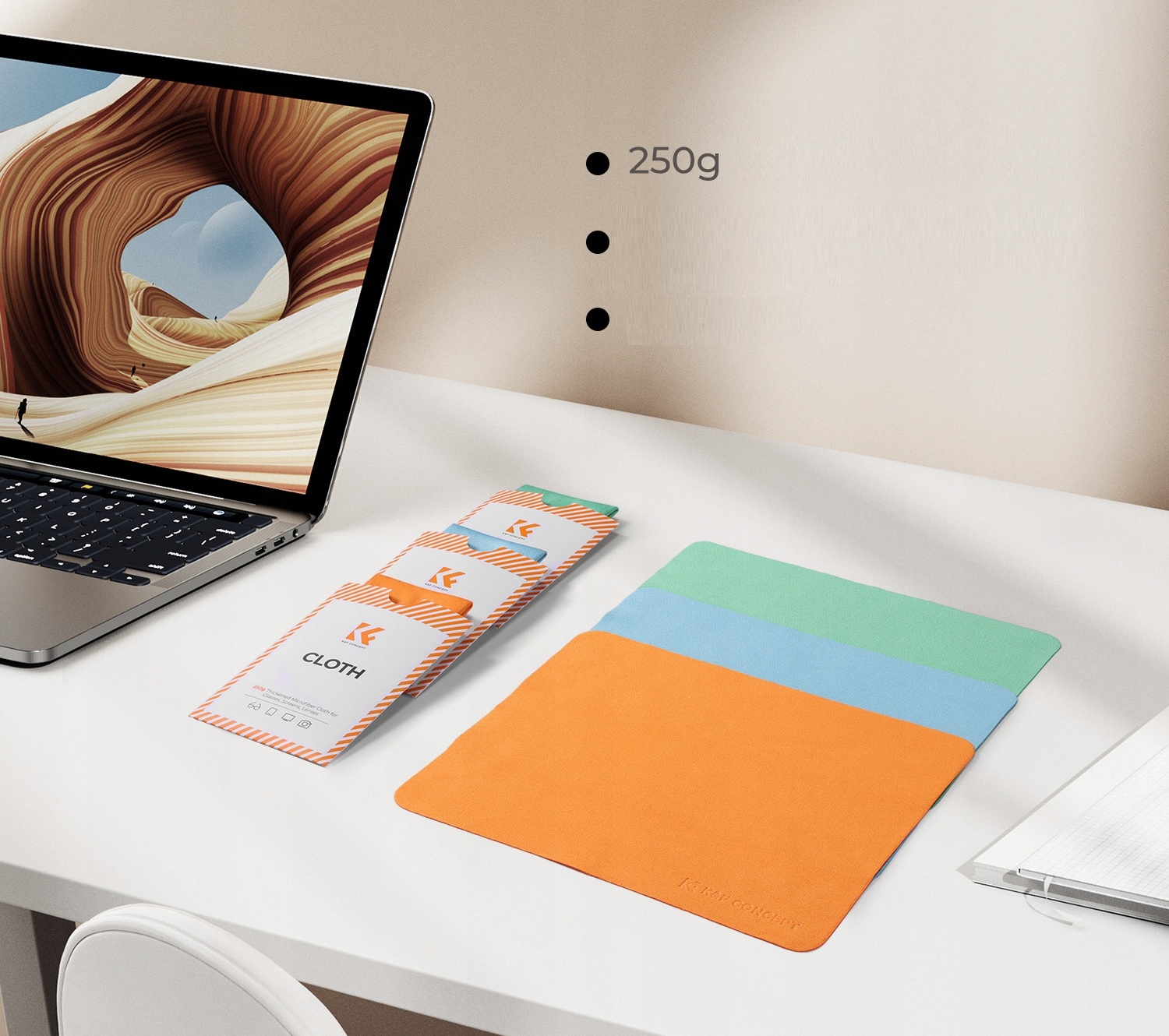 12x Ściereczka Mikrofibra 250g – Idealne do Czyszczenia Optyki i Ekranów