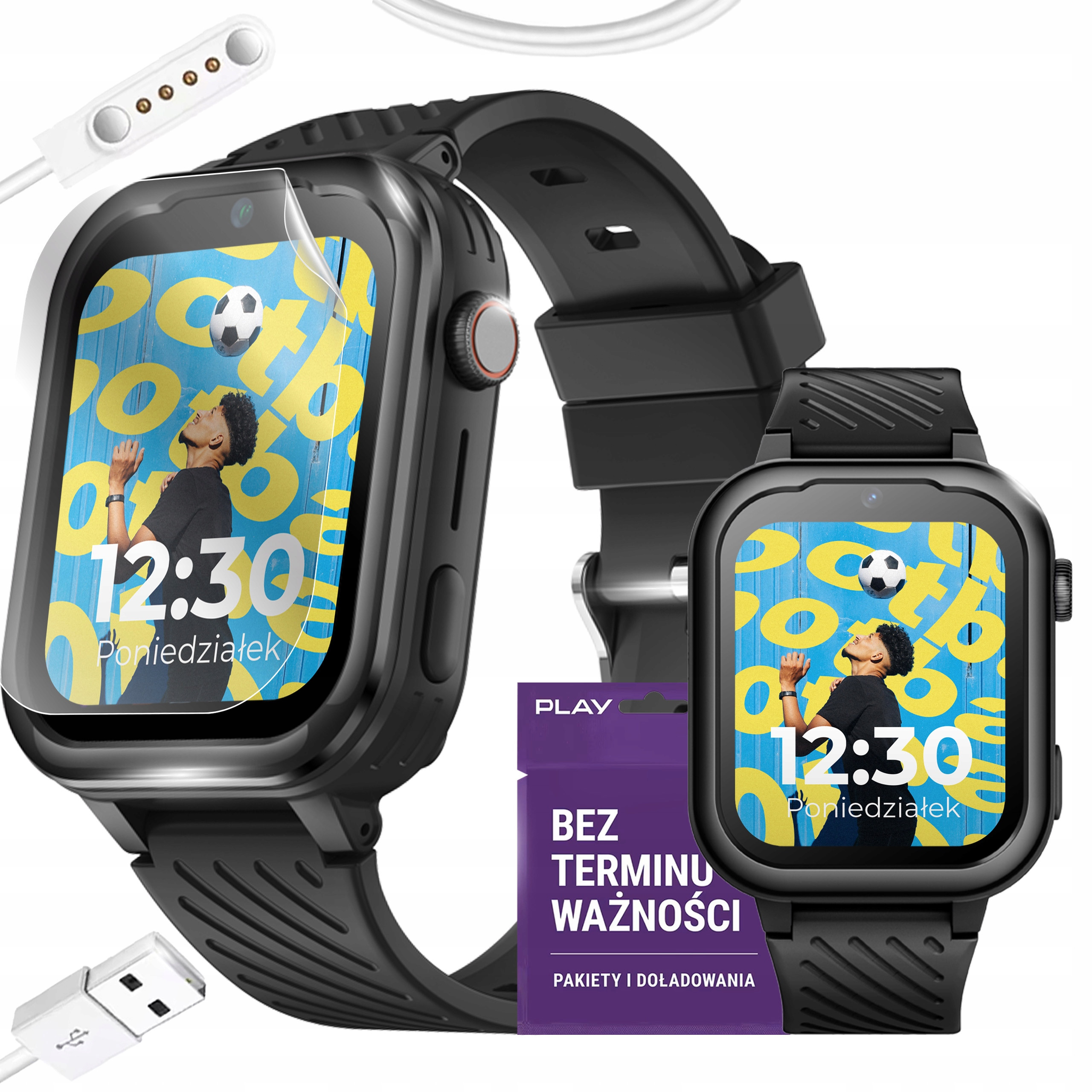 SMARTWATCH ZEGAREK DLA DZIECI TELEFON 4G ROZMOWY SMS Z GRAMI POLSKIE MENU – Idealny towarzysz dla Twojego dziecka