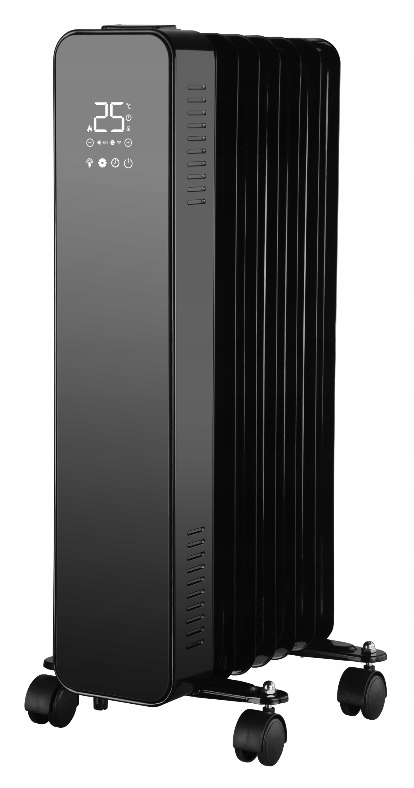 Grzejnik olejowy OSLO 1500W Black WiFi – Komfort i nowoczesność w Twoim domu