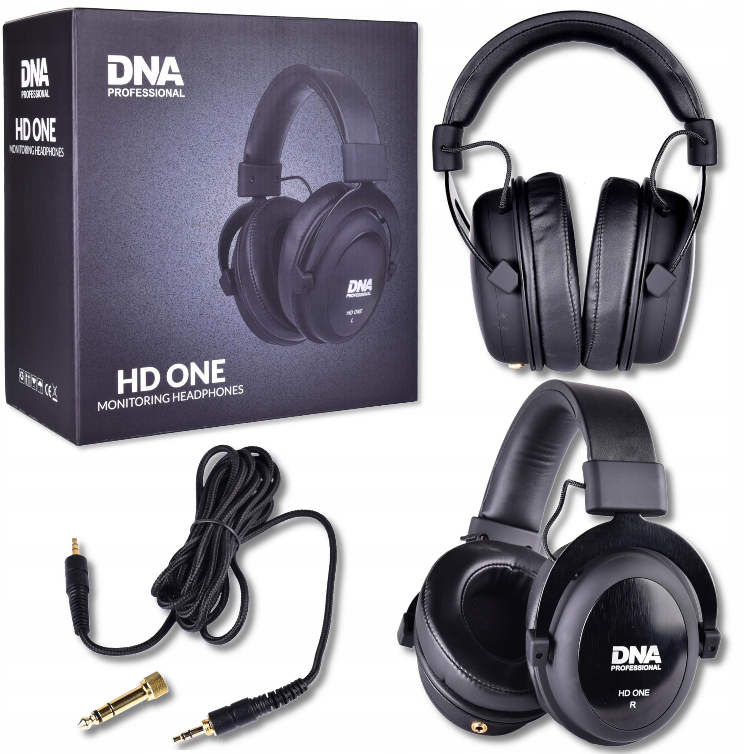DNA HD ONE – Profesjonalne słuchawki studyjne wokółuszne zamknięte