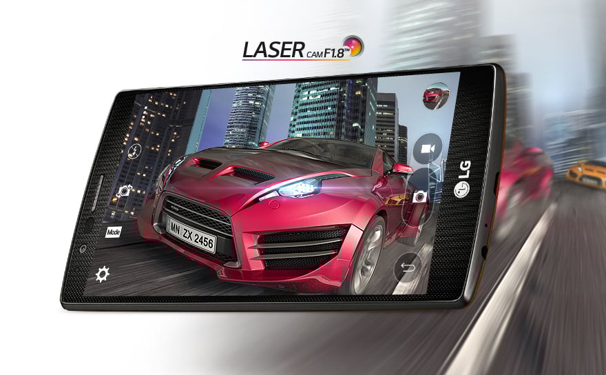 Aparat z laserowym autofokusem i optyczną stabilizacją obrazu OIS 2.0