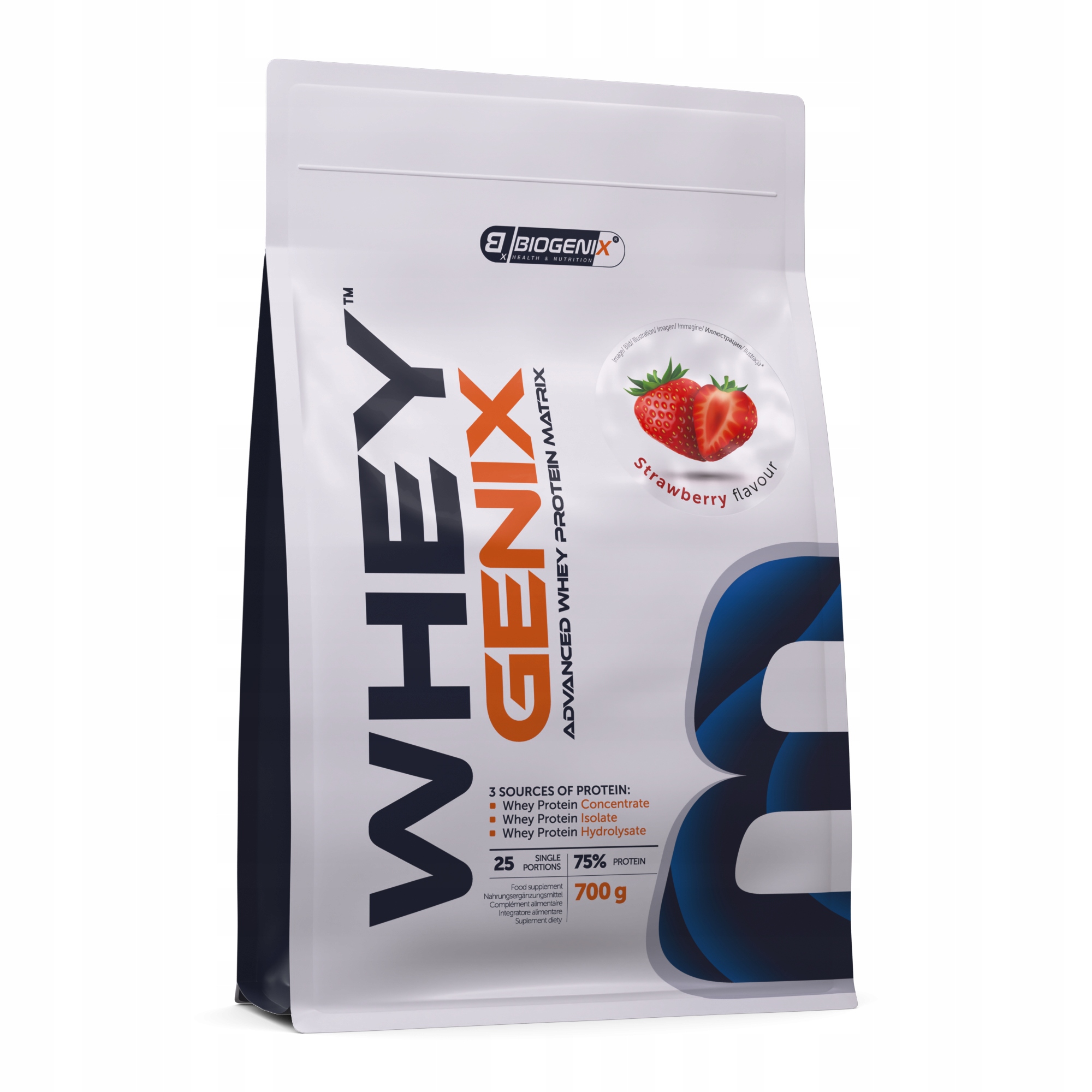 Biogenix Whey Genix II - 700 g - Truskawka – Idealne białko dla sportowców
