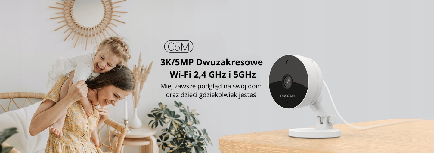 Szeroki kąt widzenia i monitoring 360°
