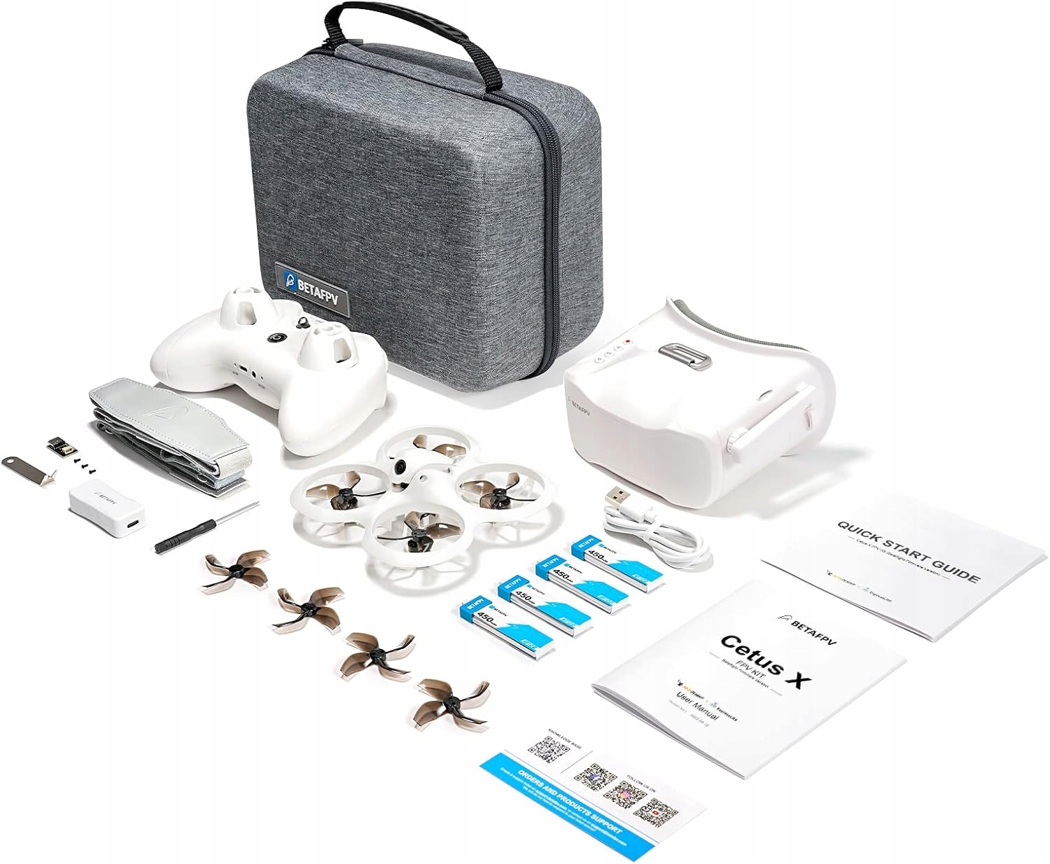 ZESTAW BETAFPV Cetus X FPV – Odkryj świat dronów z pełnym wyposażeniem