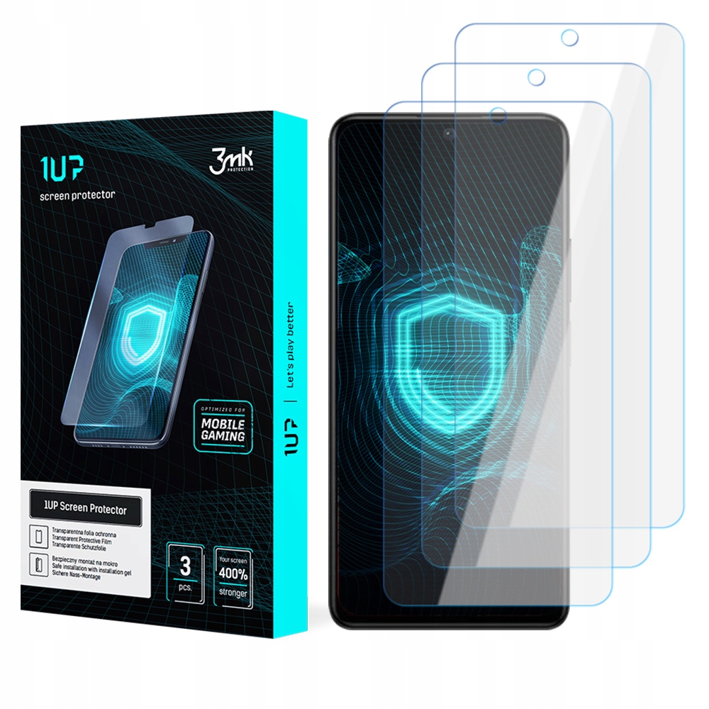 XIAOMI REDMI K40S - Folia ochronna 3MK 1UP dla graczy