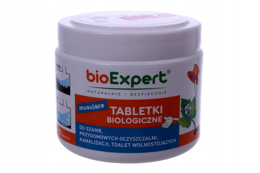 Zalety stosowania tabletek bioExpert* w oczyszczalniach i szambach