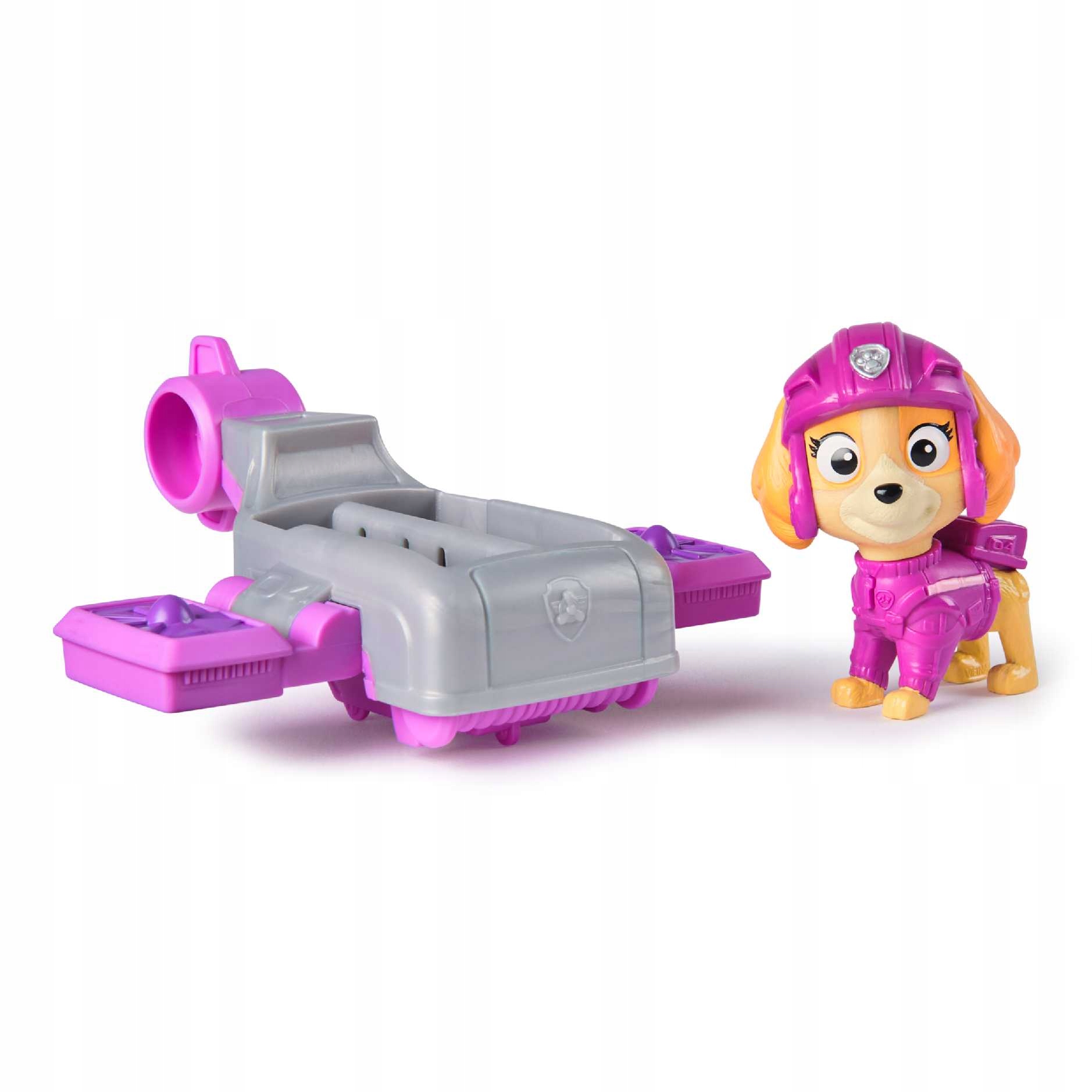 Paw Patrol Core Action Pup - Skye – Figurka i pojazd w jednym