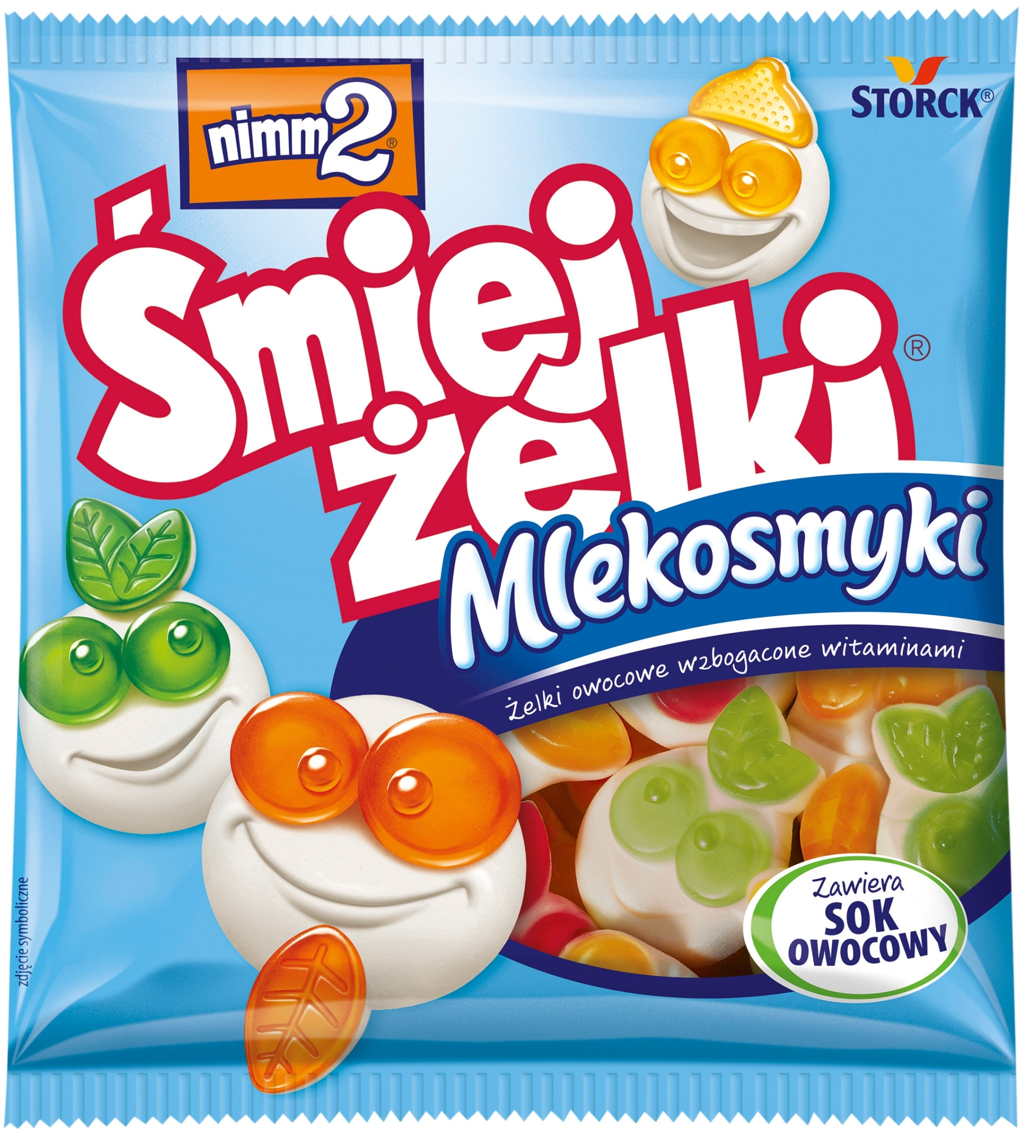 nimm2 Śmiejżelki Mlekosmyki – Owocowe żelki wzbogacone witaminami