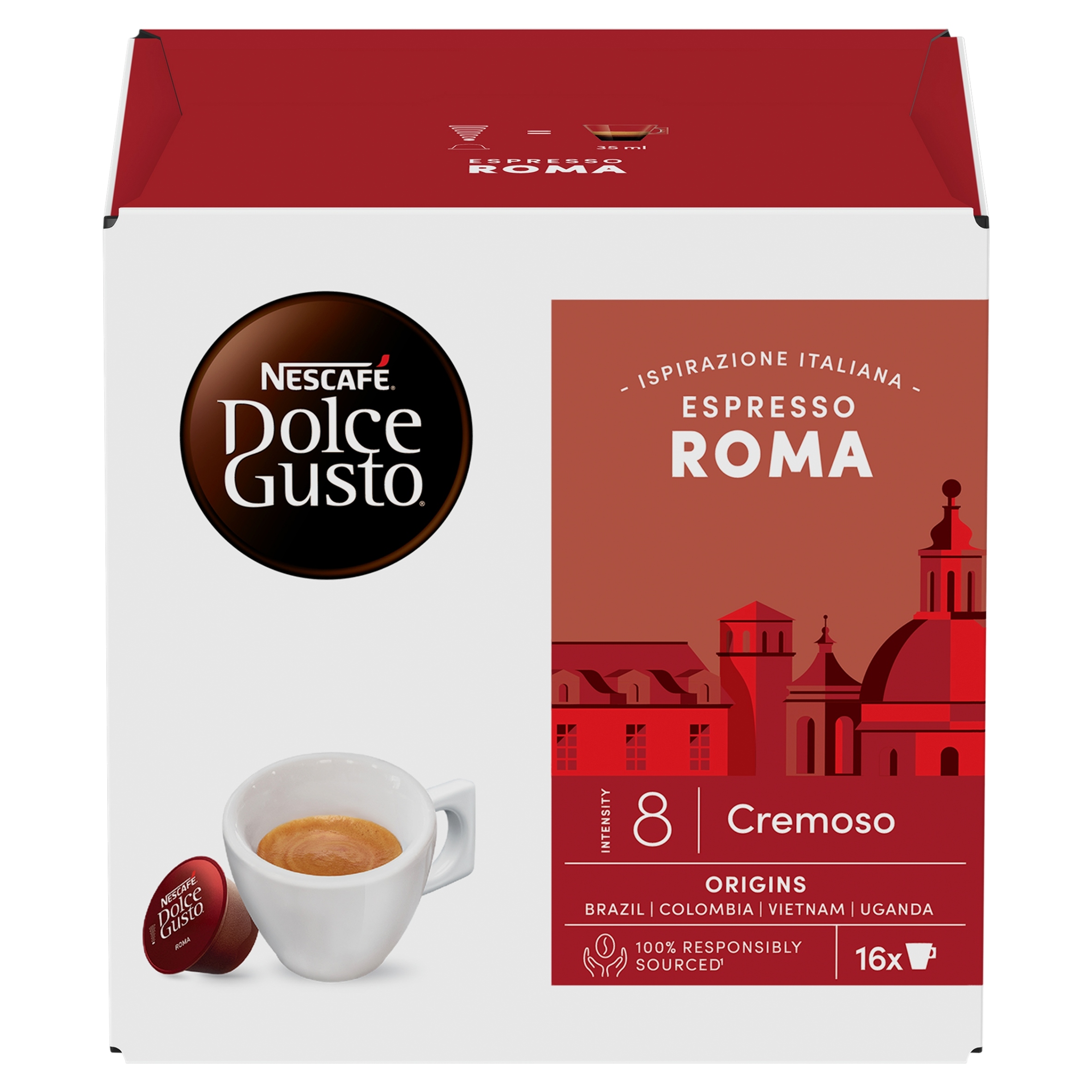 Kapsułki Nescafé Dolce Gusto Espresso Roma – Intensywne doznania kawowe